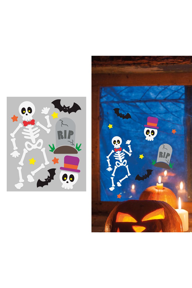 SKELETON GEL DECORATION 20X25 CM