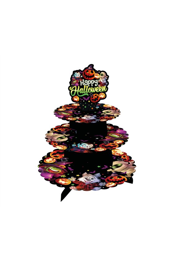 LITTLE MONSTERS 3 TIER CUPCAKE STAND 40X30 CM
