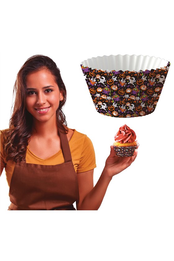 50 PC PAPER CUPCAKE CASES MONSTERS