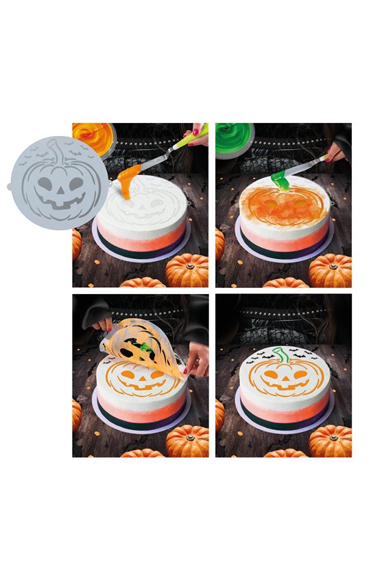 CAKE DECORATION STENCIL, PUMPKIN, 25 CMS