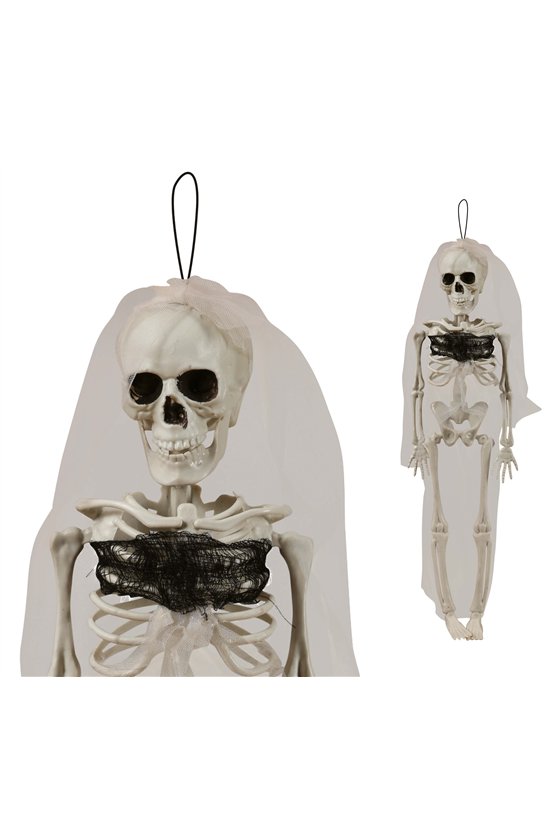 HANGING SKELETON BRIDE 43 CM