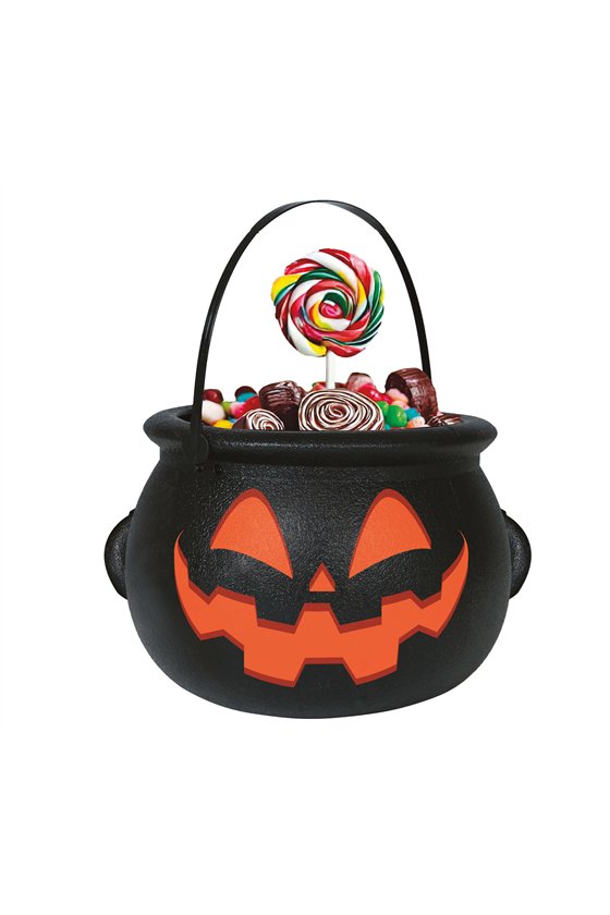 PUMPKIN CAULDRON 16X20 CM, CHILDREN