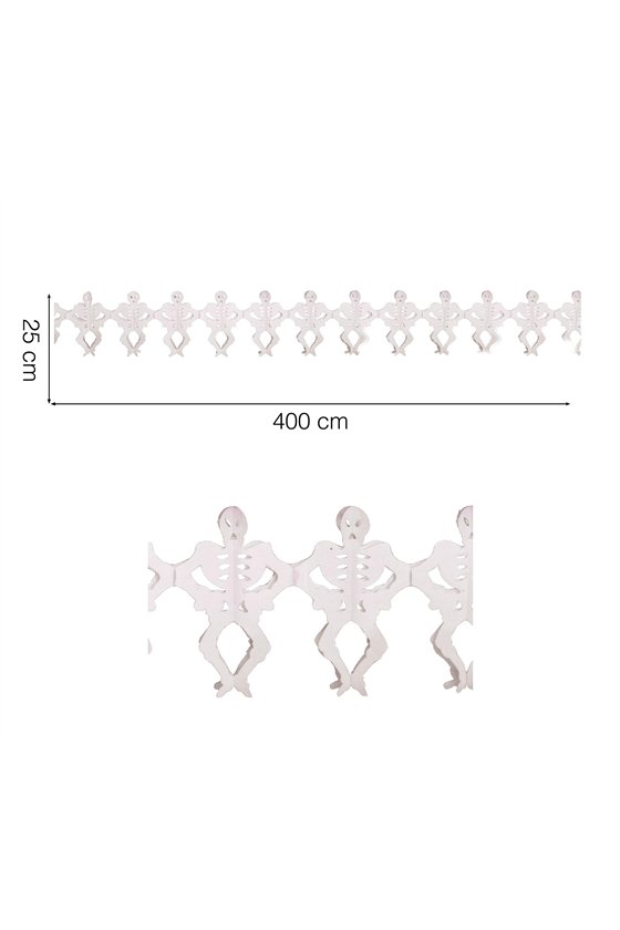 HALLOWEEN FANTASY SKELETON GARLAND, 25X300