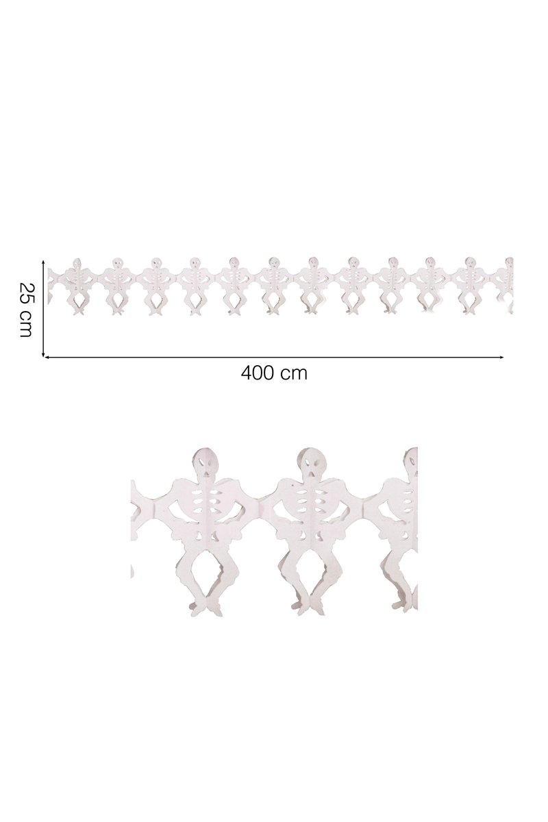 HALLOWEEN FANTASY SKELETON GARLAND, 25X300