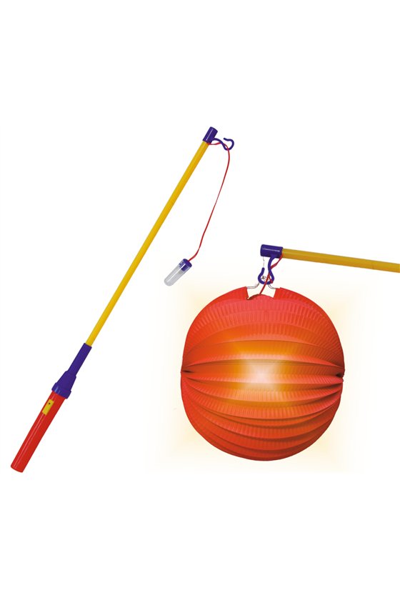 WAND WITH LIGHT FOR LANTERN, 50 CM