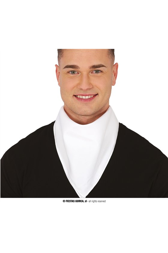 BANDANA SCARF WHITE, ADULTS