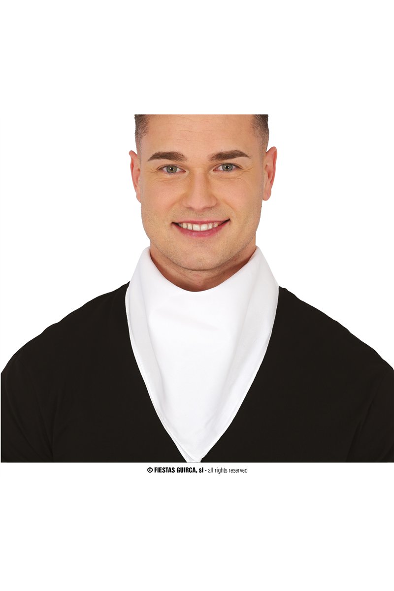 BANDANA SCARF WHITE, ADULTS