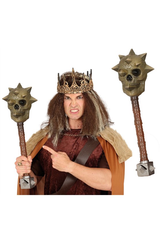 SKULL CLUB WITH SPIKES, 60 CM