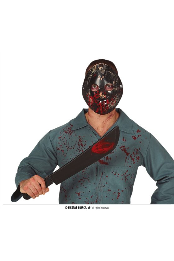 MASK AND MACHETE SET 54 CMS