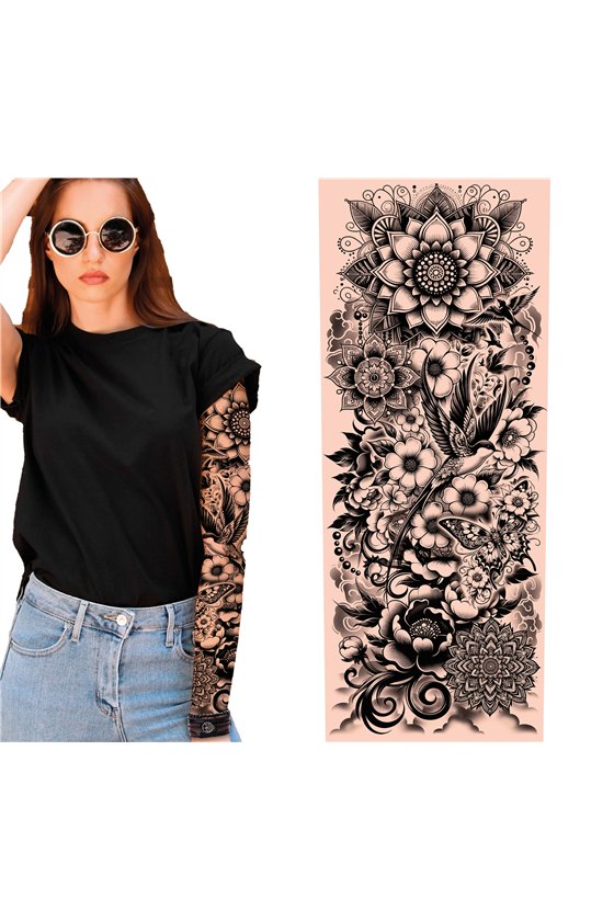 TATTOO SLEEVES BLACK AND WHITE, ADULTS