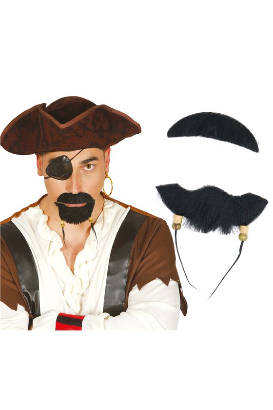 PIRATE GOATEE AND MOUSTACHE