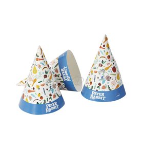 Peter Rabbit Movie Tableware Party Hats x8