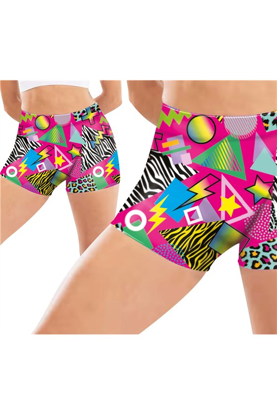 90S ELASTIC SHORTS, ADULTS, 38-40 (M)