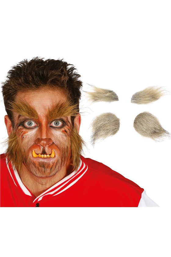 WOLFMAN EYEBROWS & SIDEBURNS