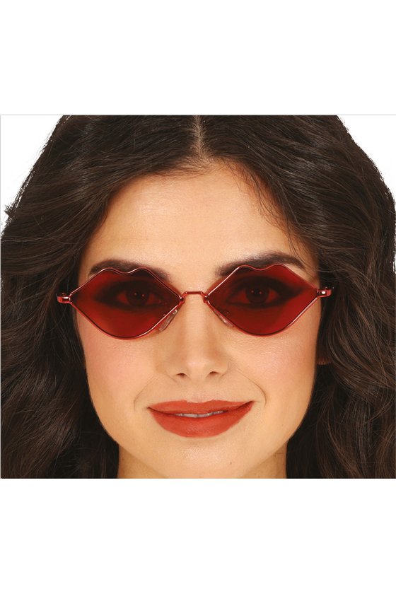 LIP GLASSES WITH METAL FRAME