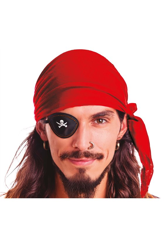 RED VELVET PIRATE SCARF
