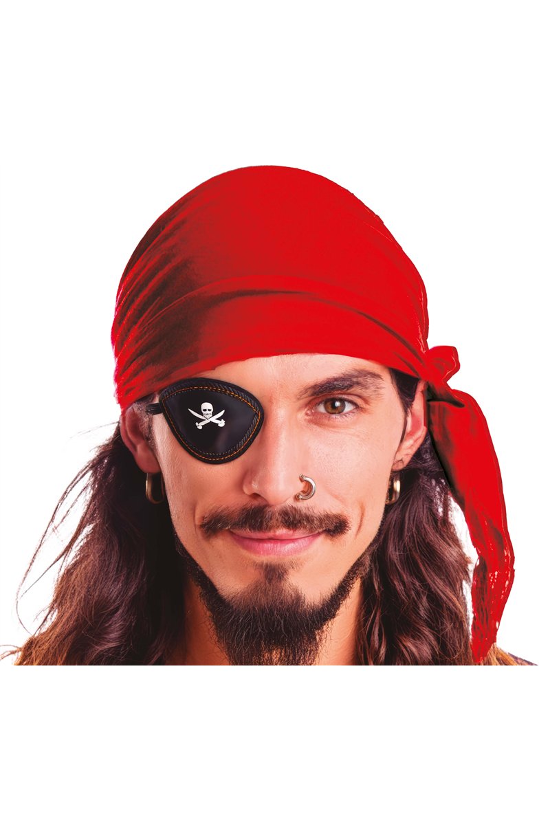 RED VELVET PIRATE SCARF