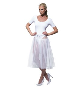 50s Petticoat, White