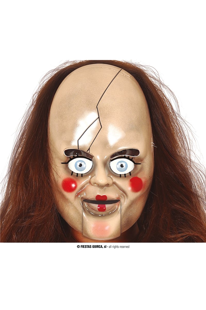 PVC SCARY DOLL MASK