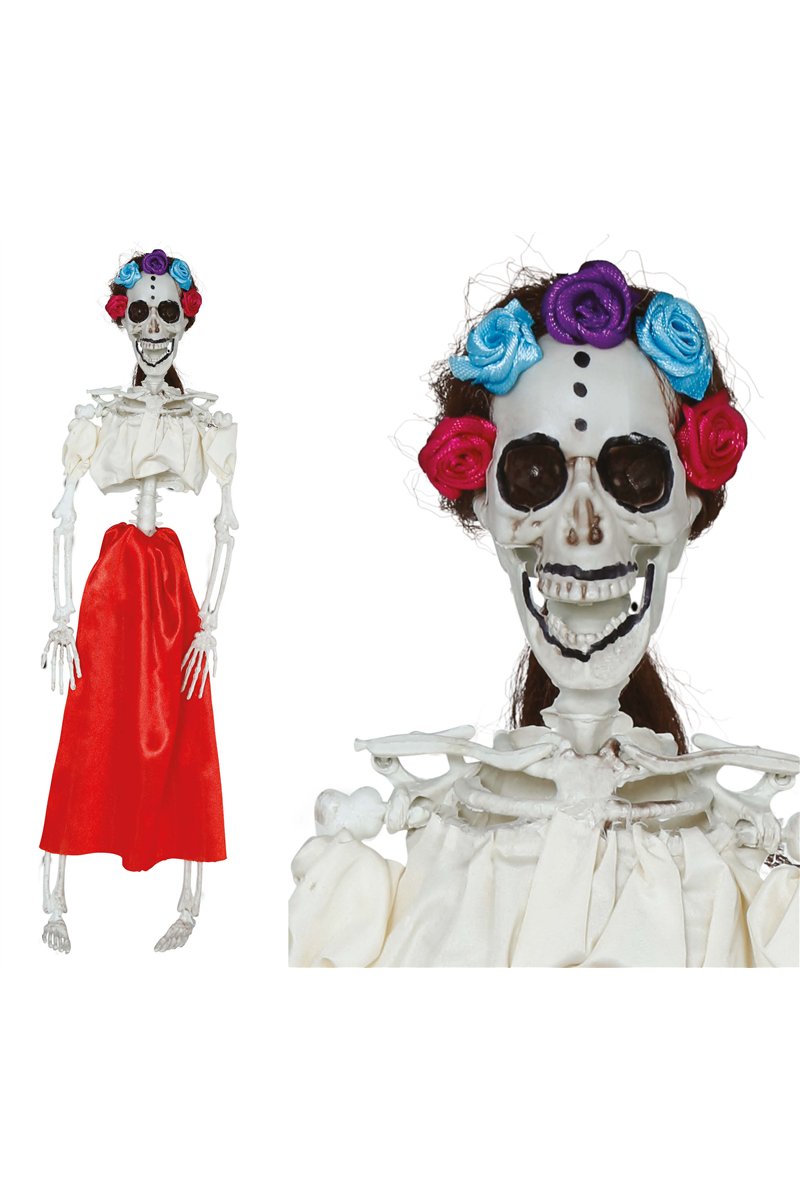 HANGING DAY OF THE DEAD SKELETON 40 CM