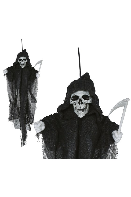 HANGING SKELETON WITH SCYTHE