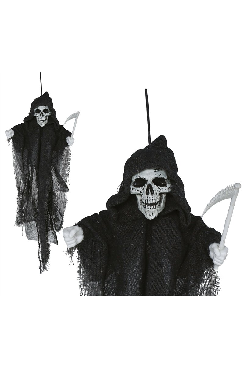 HANGING SKELETON WITH SCYTHE