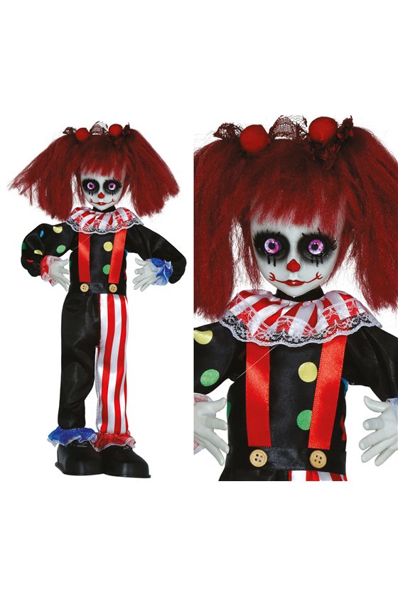 HANGING HORROR CLOWN, 40 CM