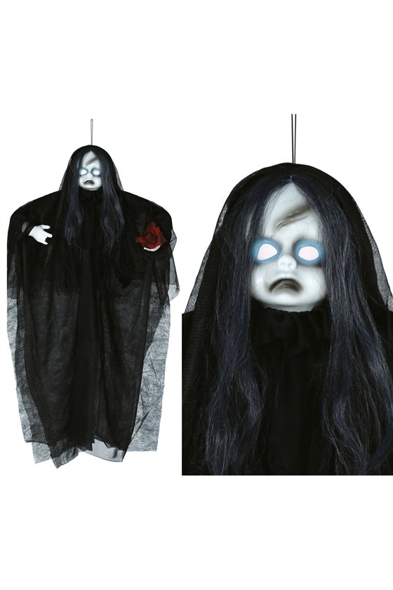 HANGING TALKING DOLL LIGHT, SOUND, 90 CM