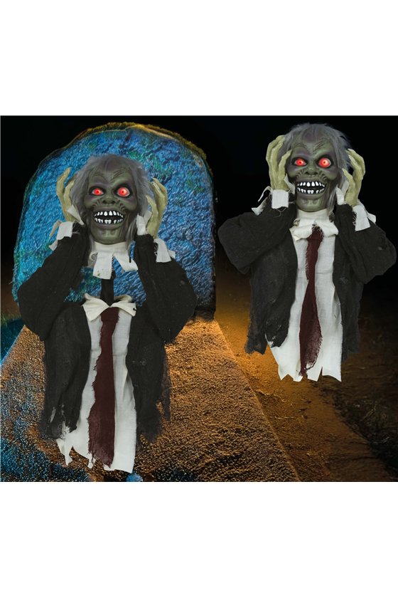 ZOMBIE BUST LIGHT SOUND AND MOVEMENT 55 CM