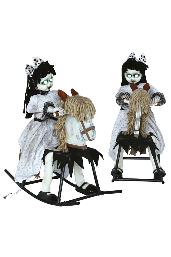ROCKING HORSE DOLL LIGHT SOUND AND MOVEMENT 70 CM