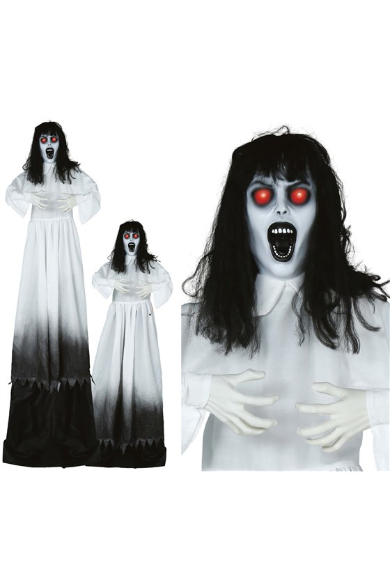 ZOMBIE WOMAN LIGHT SOUND AND MOVEMENT 180 CM