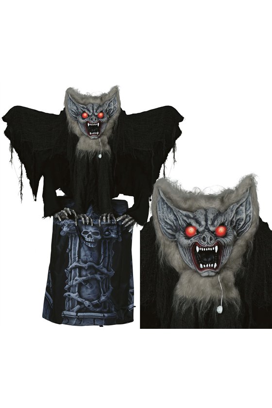 BAT ON TOMBSTONE LIGHT SOUND AND MOVEMENT 150 CM