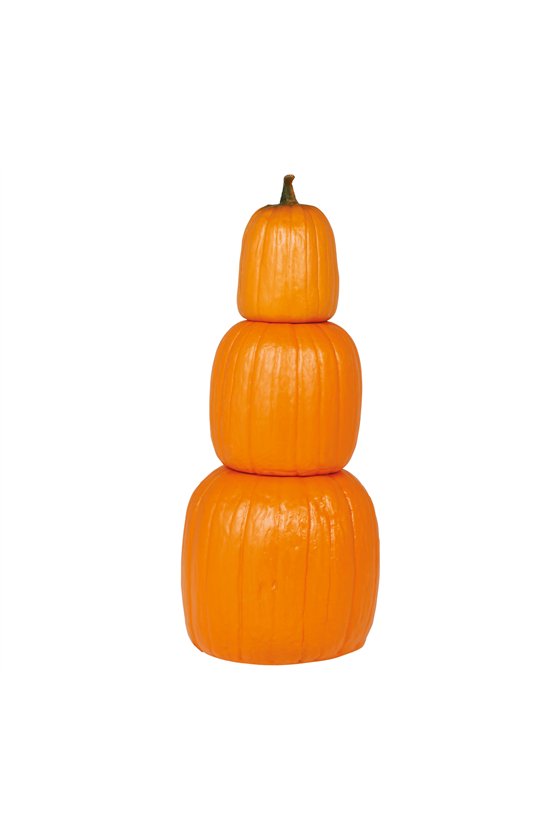 3 STACKED PUMPKINS 60 CM