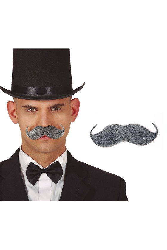GRAY ENGLISH MOUSTACHE