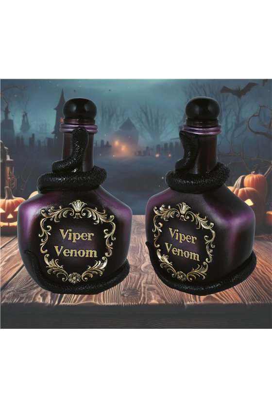POISON BOTTLE RESIN 20X12 CM
