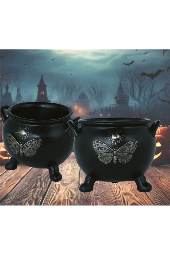 CAULDRON RESIN 22X17 CM