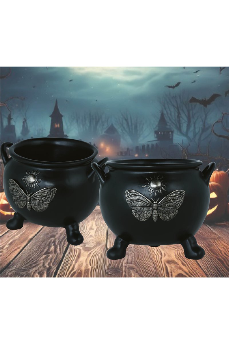 CAULDRON RESIN 22X17 CM