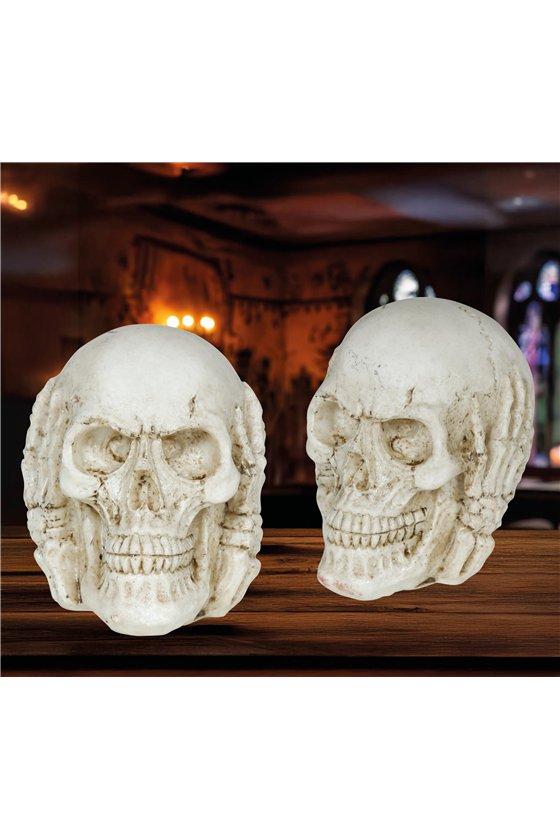 SKULL RESIN 6 CM