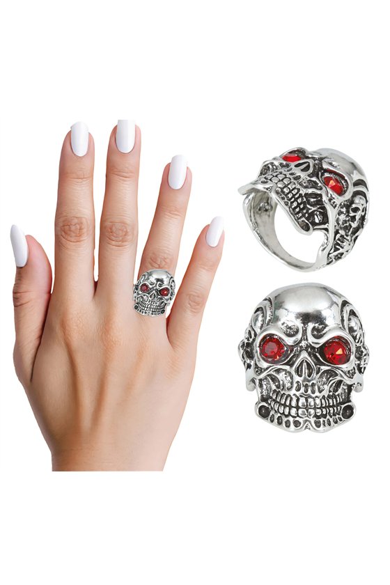 SKULL RING METAL