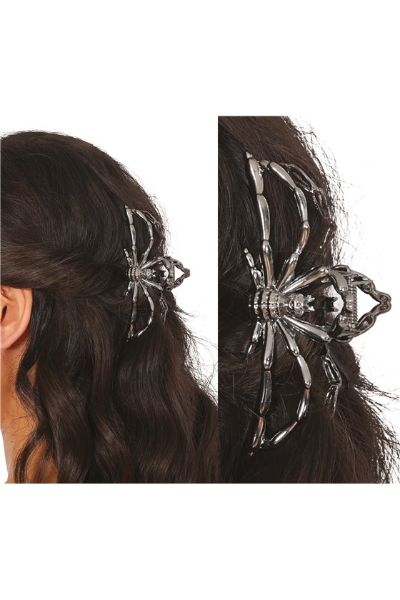 SPIDER HAIR CLIP METAL, ADULT