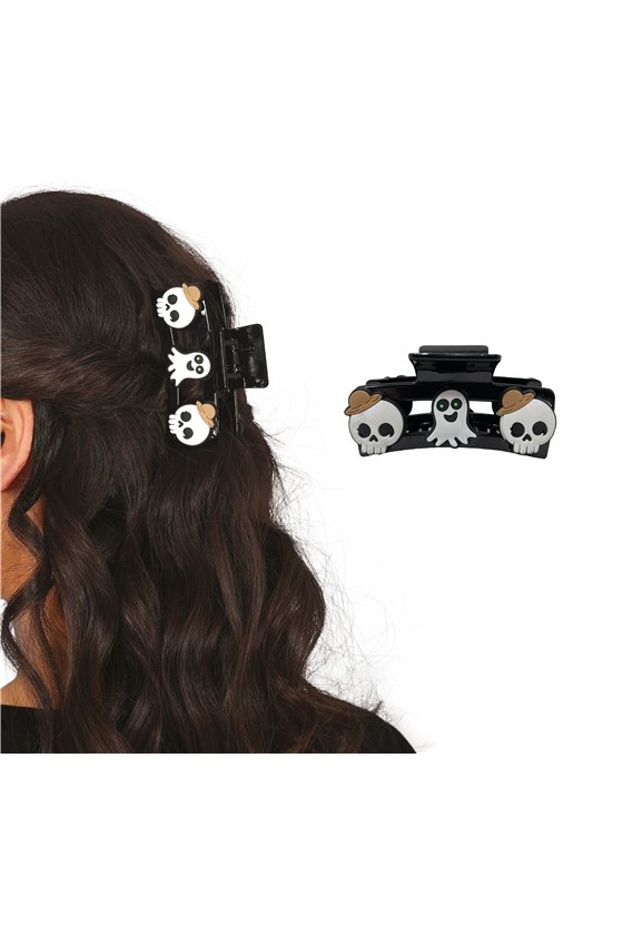 SET OF 2 GHOST AND SKULL CLAW CLIPS