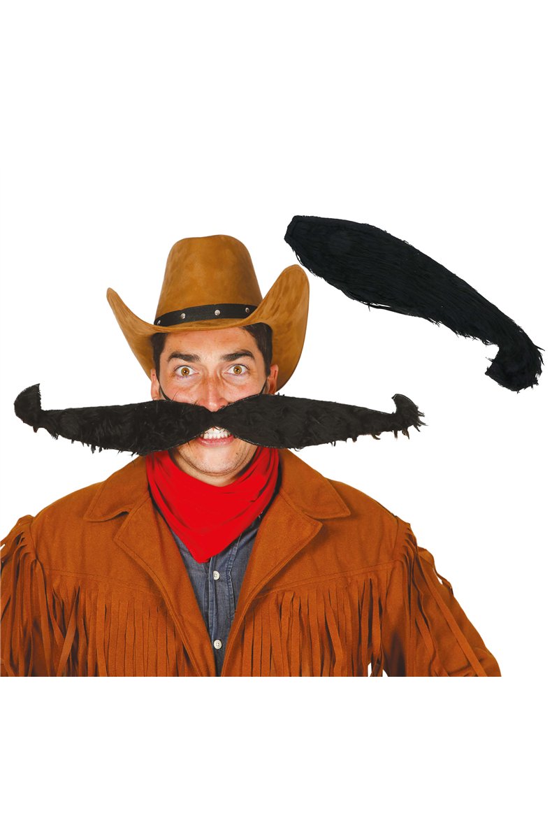 55 CM MOUSTACHE WITH ELASTIC