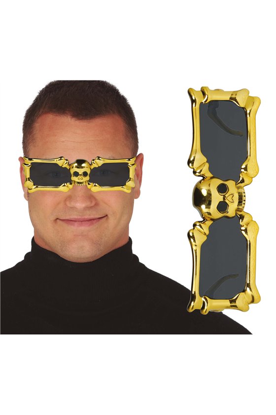 GOLDEN SKELETON GLASSES
