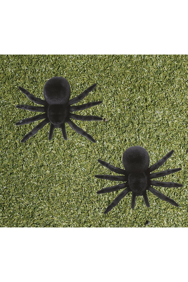 BLISTER 2 SPIDERS PVC, 10 CM