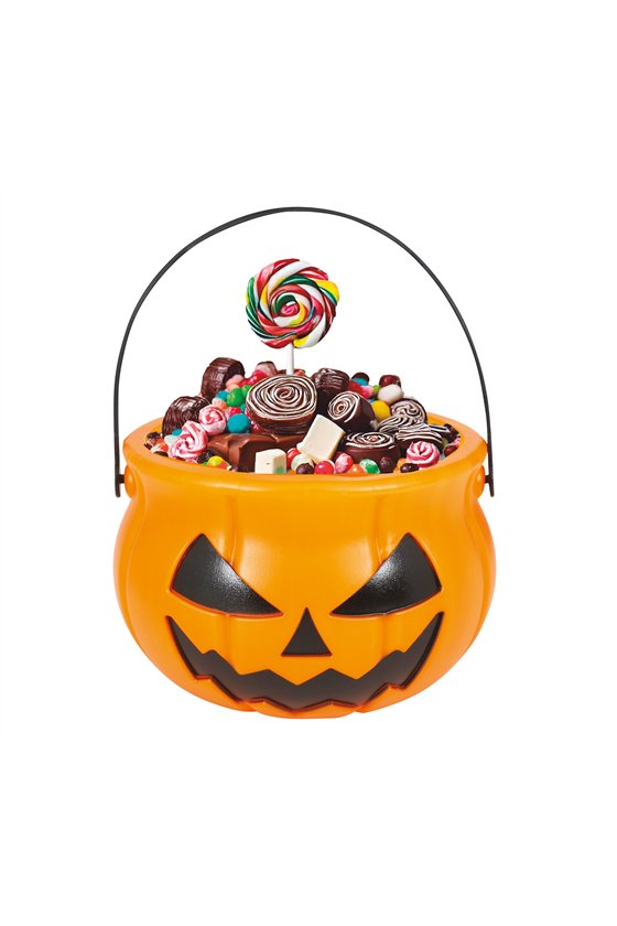 PUMPKIN BUCKET PVC, 11 CM