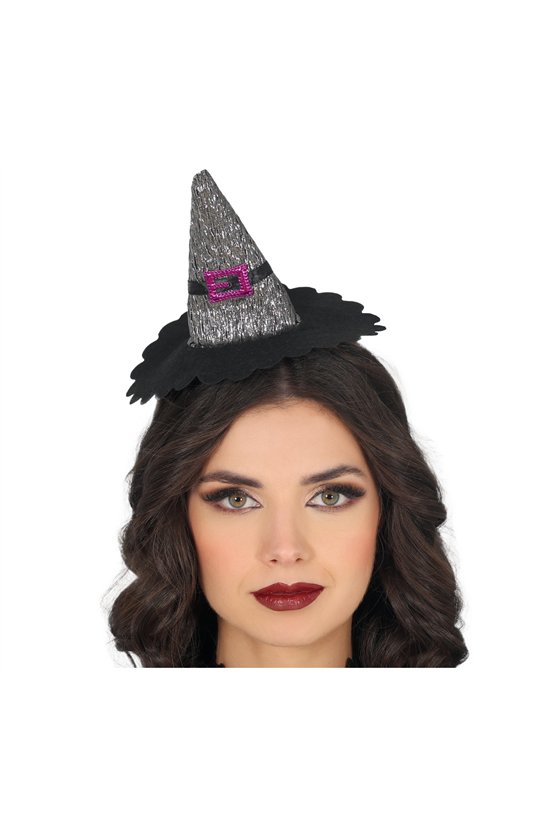 SILVER WITCH MINI HAT