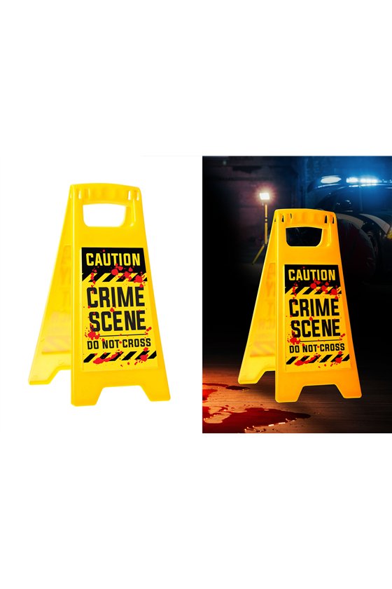 CAUTION CRIME SCENE' POSTER 31X3.5X53 CM