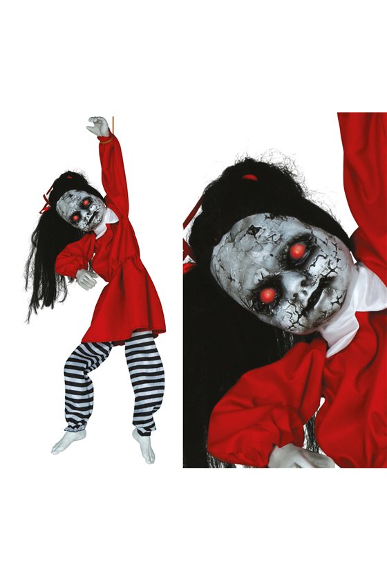 HANGING GIRL LIGHT, SOUND, MOV. 100 CM