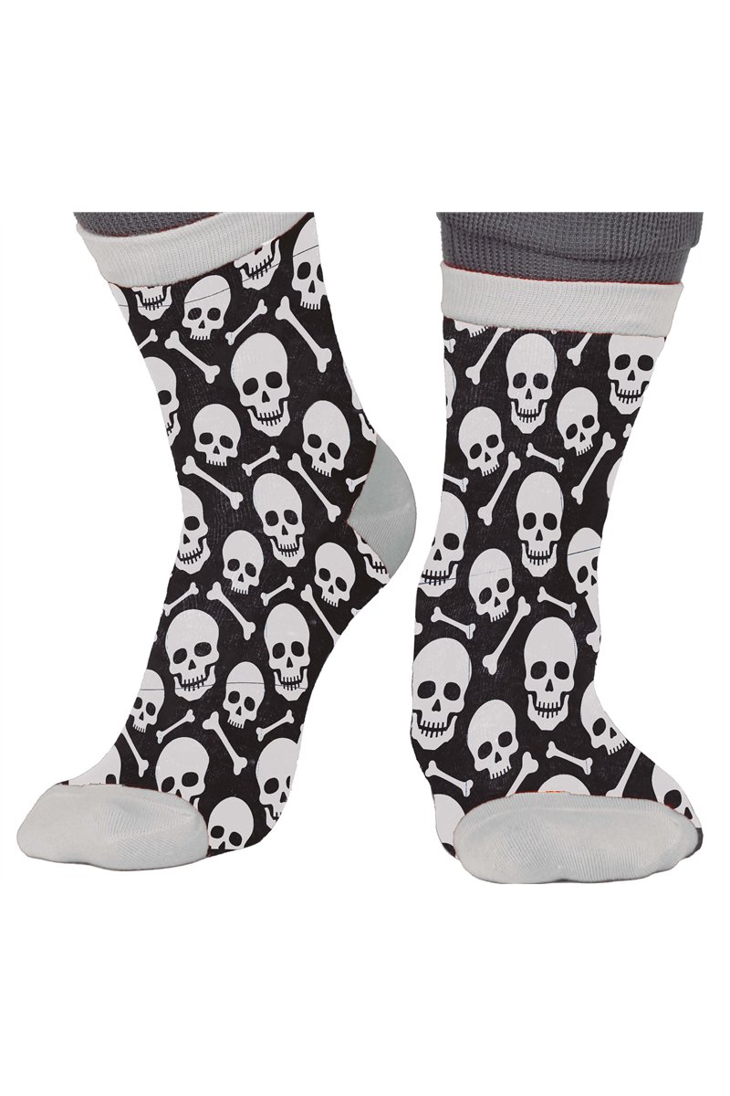 SKULL HALLOWEEN SOCKS, SIZE 42-48