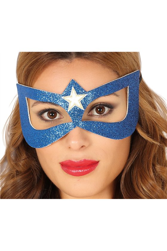MASK SUPER HEROE BLUE 